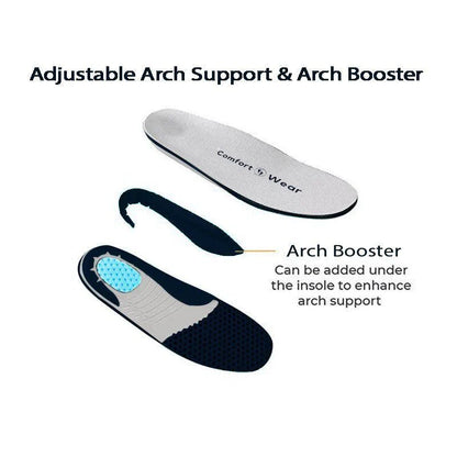 PROMPT Chloe Stretch No-Tie Wide Shoes w/ Adjustable Closure - Silver