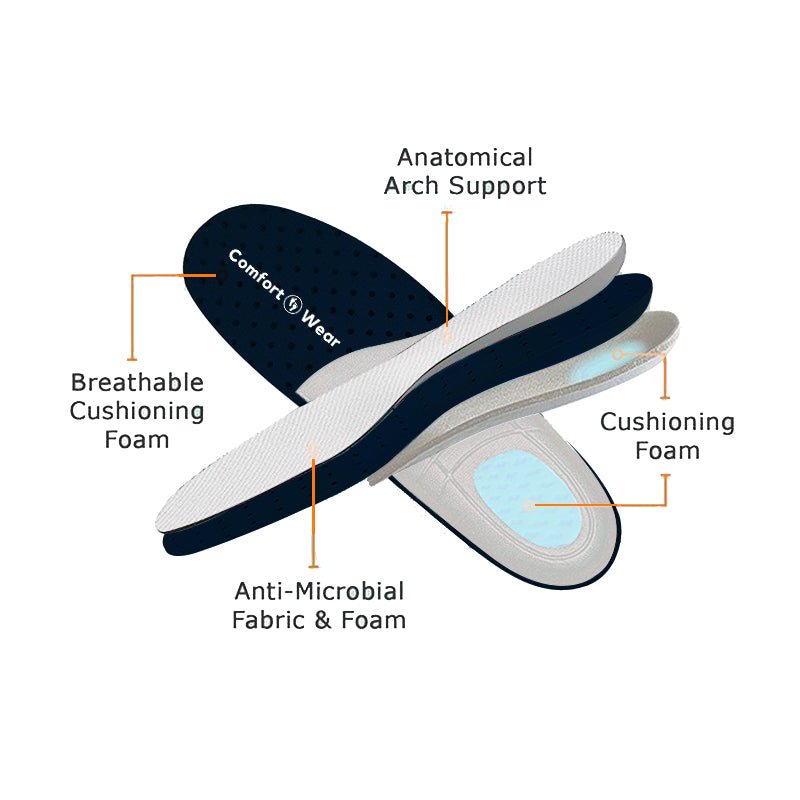 Ortho Performance Cushion Shoes - Black