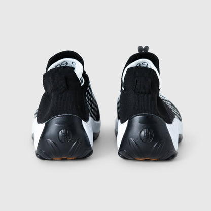 Ortho Stretch Cushion Shoes - Black White